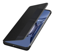 Кожен калъф тефтер VIEW Window за Samsung Galaxy S23 Plus SM-S916B черен 
